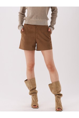 [26FW] Suede Shorts _Carmel