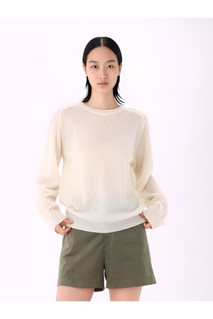 [26FW] Sheer Wool Knit _Ivory