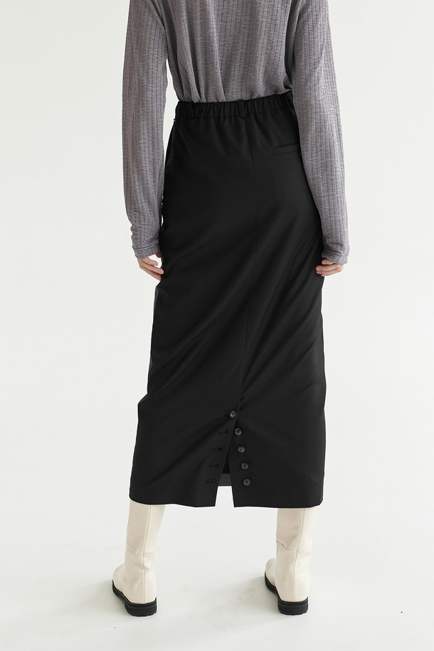 B SLASH B - 롱스커트 - [21FW] Pintucked long skirt