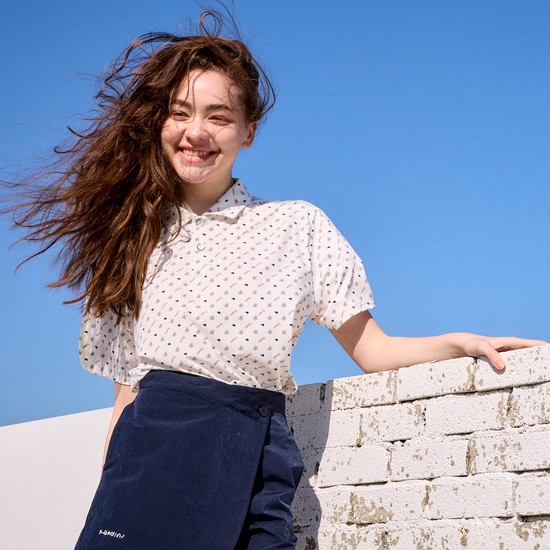네이비 윈드 랩 팬츠
