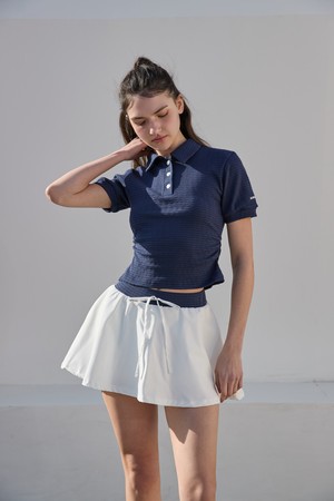 화이트 플레어 미니 스커트_WHITE-a