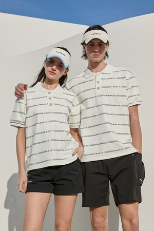 로고 박시 폴로셔츠 (Unisex)
