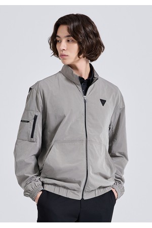 남성 스윙마스터 하이넥 방풍 자켓 베이지_BEIGE-a