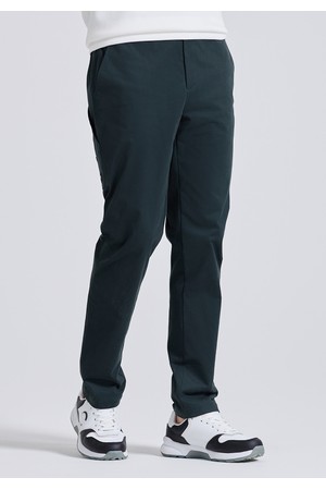 남성 유틸리티 아웃포켓 스탠다드핏 팬츠 다크그린_GREEN-a