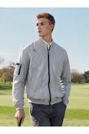 남성 MA-1 스타디움 블루종 자켓 라이트그레이_GREY-a