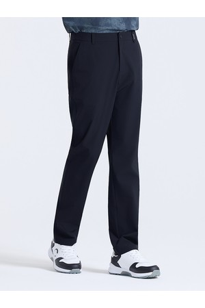 남성 베이직 스탠다드핏 팬츠 네이비_NAVY-a