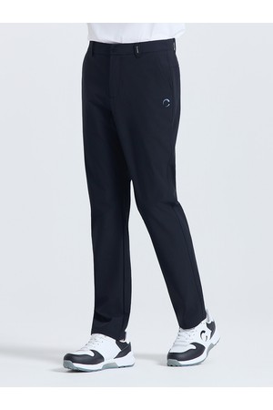 남성 베이직 스탠다드핏 팬츠 블랙_BLACK-a