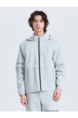 남성 레인쉴드 2WAY 소매 탈부착 레인 자켓 라이트그레이_GREY-a