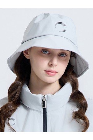 유니 레인쉴드 2WAY 턱끈 탈부착 버킷햇 라이트그레이_GREY-a