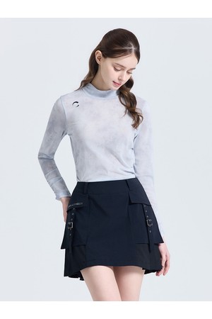 여성 메쉬 셔링 모크넥 베이스 레이어 아이스그레이_GREY-a