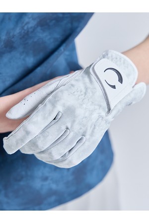 여성 미스티 패턴 양피 장갑(왼손) 아이스그레이_GREY-a