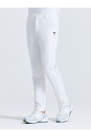 남성 카고인포켓 스탠다드핏 팬츠 화이트_WHITE-a