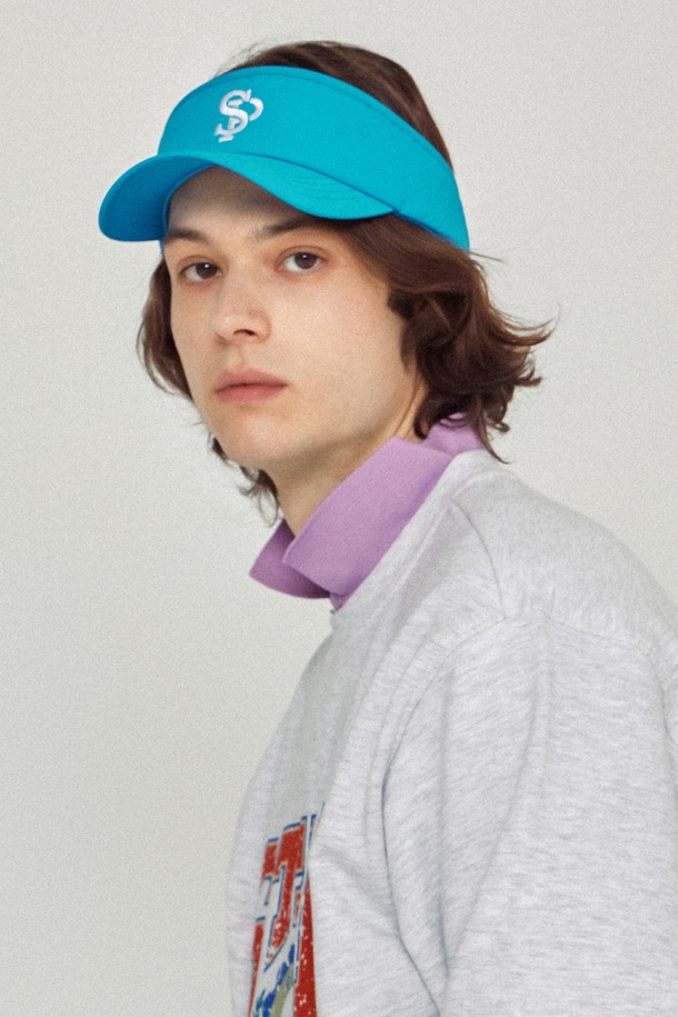 Studio & Parc - 모자 - (UNI) Cevennes Sun Visor_Blue