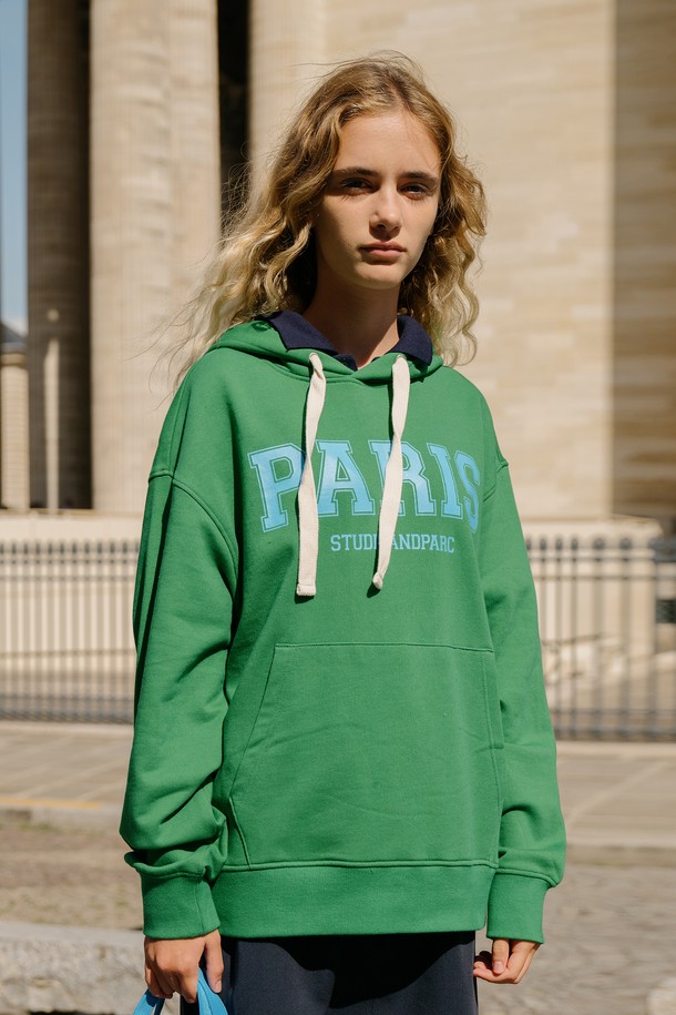 Studio & Parc - 후디 - (WOMEN) Champde Mars Hoody 3_Green