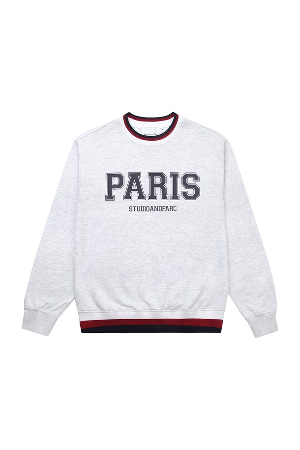 Studio & Parc - 스웨트셔츠 - (MEN) Andre Citroen Sweatshirt_Melange White