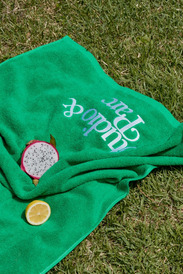 Studio & Parc - 아웃도어 액세서리 - (UNI) Big Logo Beach Towel_Green