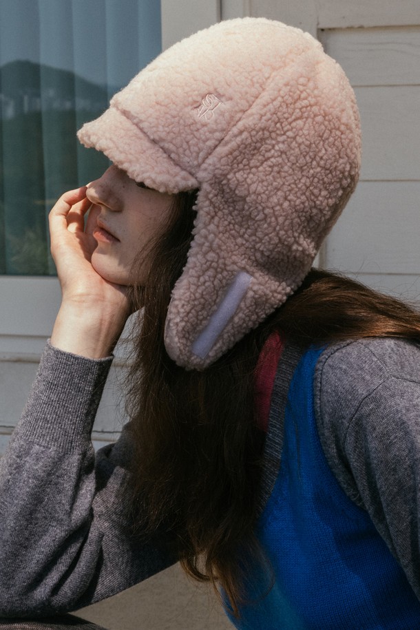 Studio & Parc - 모자 - (UNI) Shearing Hat_Pink