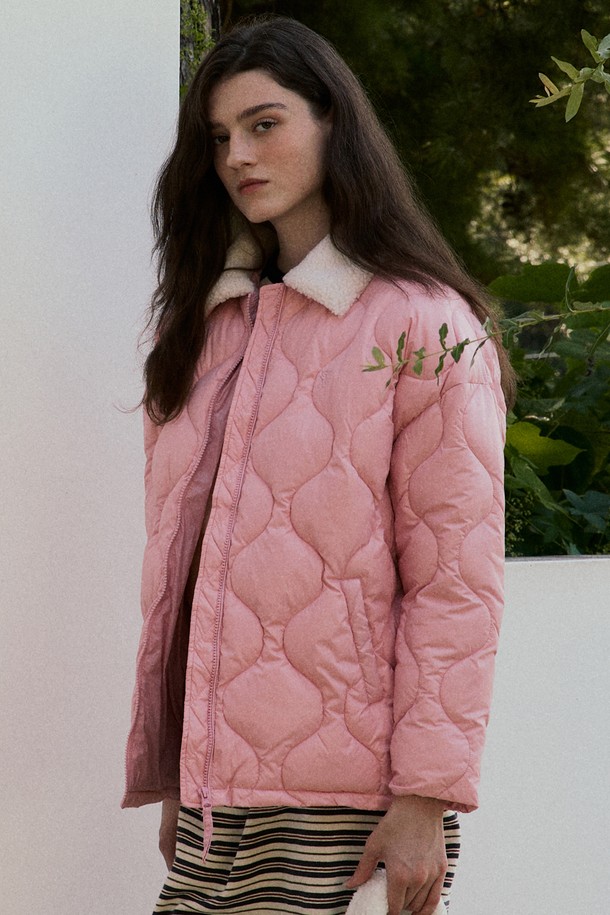 Studio & Parc - 점퍼 - (WOMEN) Onion Quilting Wellon Jacket_Pink