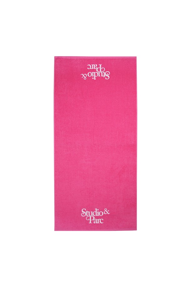 Studio & Parc - 아웃도어 액세서리 - (UNI) Big Logo Beach Towel_Pink