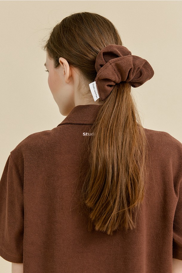 Studio & Parc - 기타소품 - (WOMEN) Terry Scrunchie_Brown