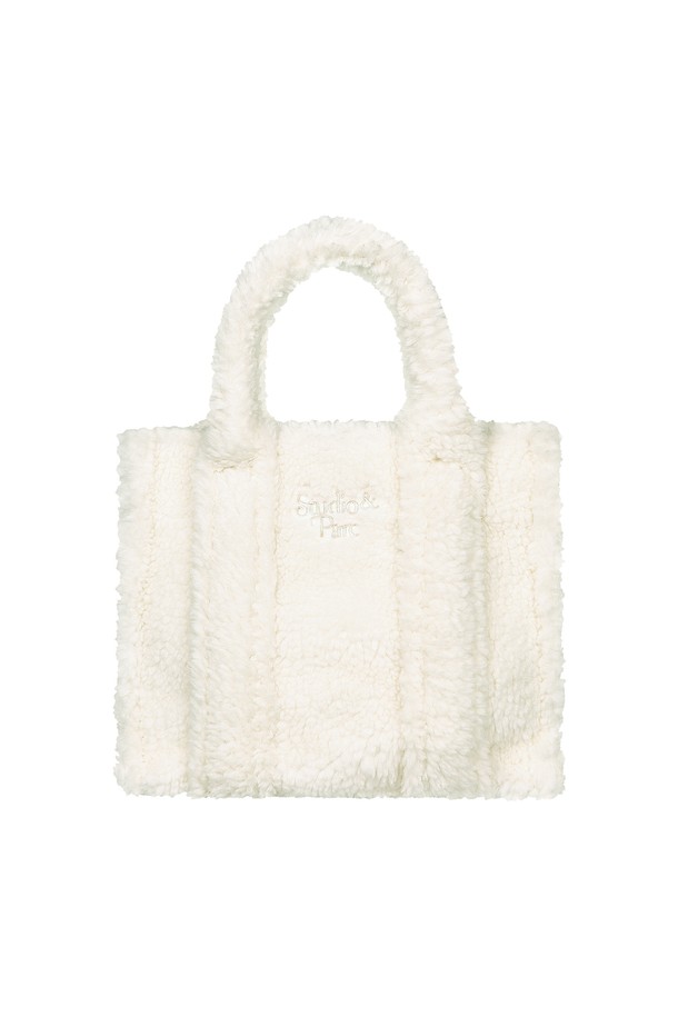 Studio & Parc - 토트백 - (UNI) Shearing Tote Bag_White