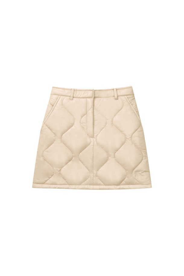 Studio & Parc - 미니스커트 - (WOMEN) Onion Quilting Padding Skirt_Ivory