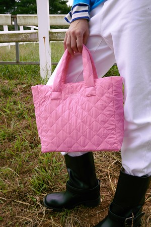 (UNI) Padding Tote Bag_Pink