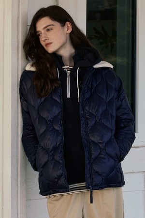 (WOMEN) Onion Quilting Wellon Jacket_Navy