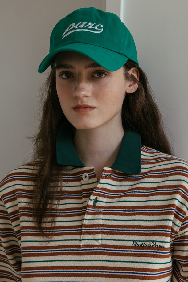 Studio & Parc - 모자 - (UNI) Parc Logo Ball Cap_Green