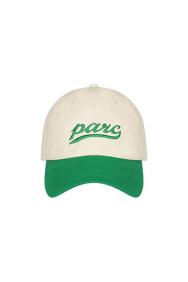 Studio & Parc - 모자 - (UNI) Parc Color block Ball Cap_Green