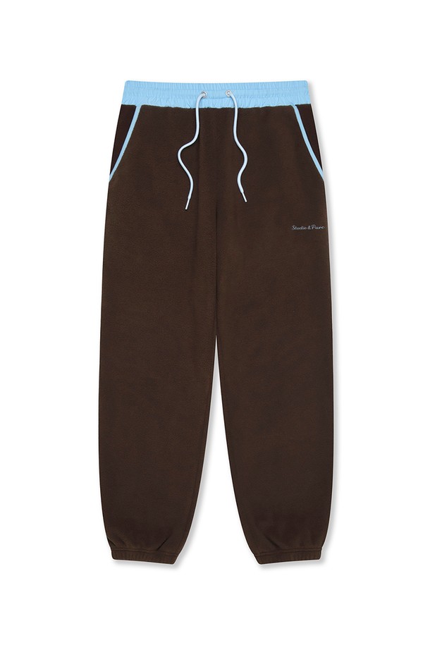 Studio & Parc - 조거/스웨트팬츠 - (UNI) Fleece Colored Pants_Brown