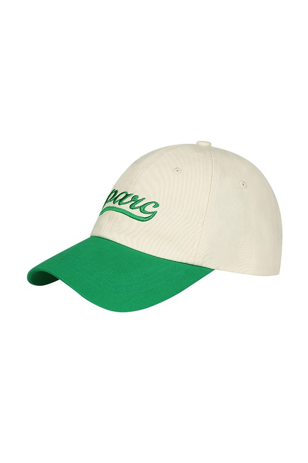 Studio & Parc - 모자 - (UNI) Parc Color block Ball Cap_Green