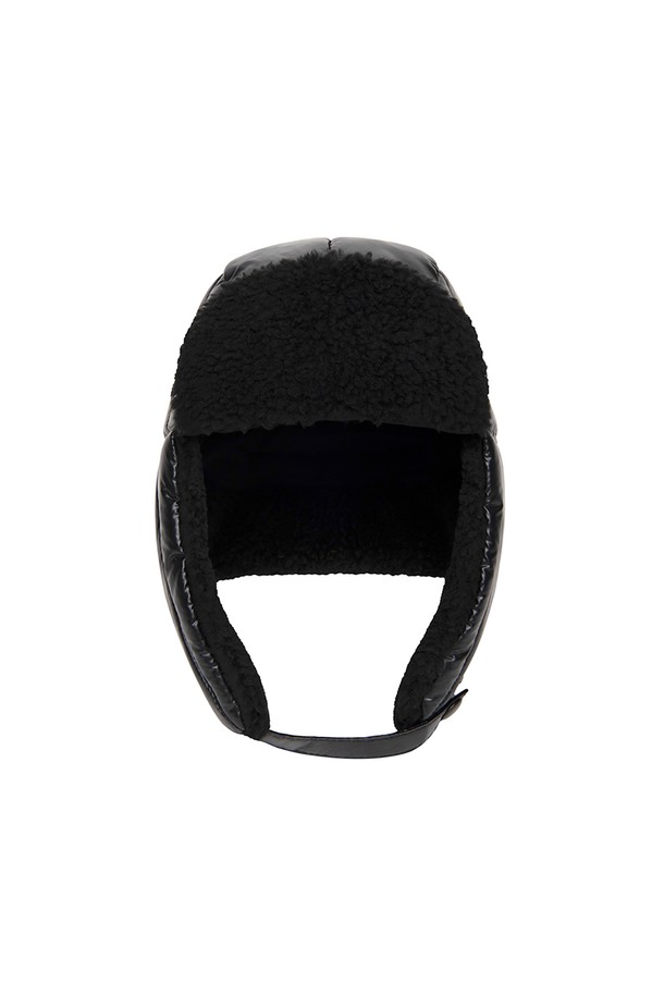 Studio & Parc - 모자 - (UNI) Quilting Padding Trooper Hat_Black