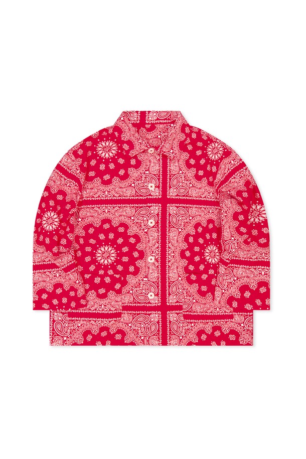 Studio & Parc - 자켓 - (WOMEN) Paisley Work Jacket_Red