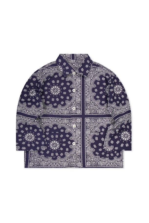 Studio & Parc - 자켓 - (WOMEN) Paisley Work Jacket_Navy