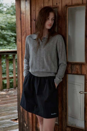 Contrast Waist Skirt with Inner Shorts_Navy_NAVY-a