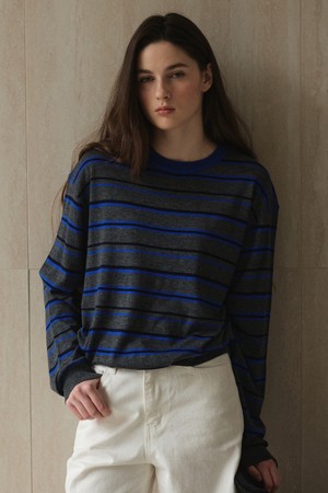 Multi Striped Knit_Grey_GREY-a