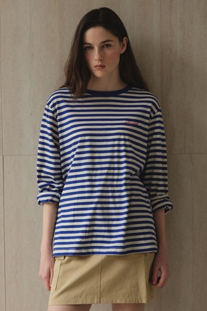 Striped T-Shirt_Royal Blue_BLUE-a