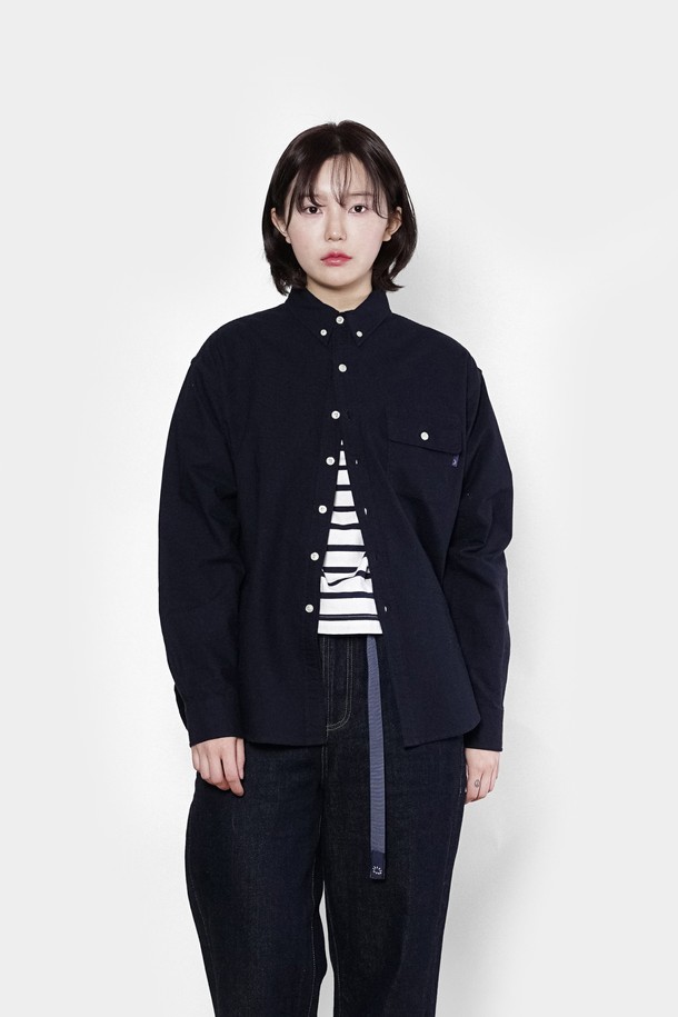 HAVE HAD - 셔츠 - Cotton City Worker Shirts Women(NAVY)