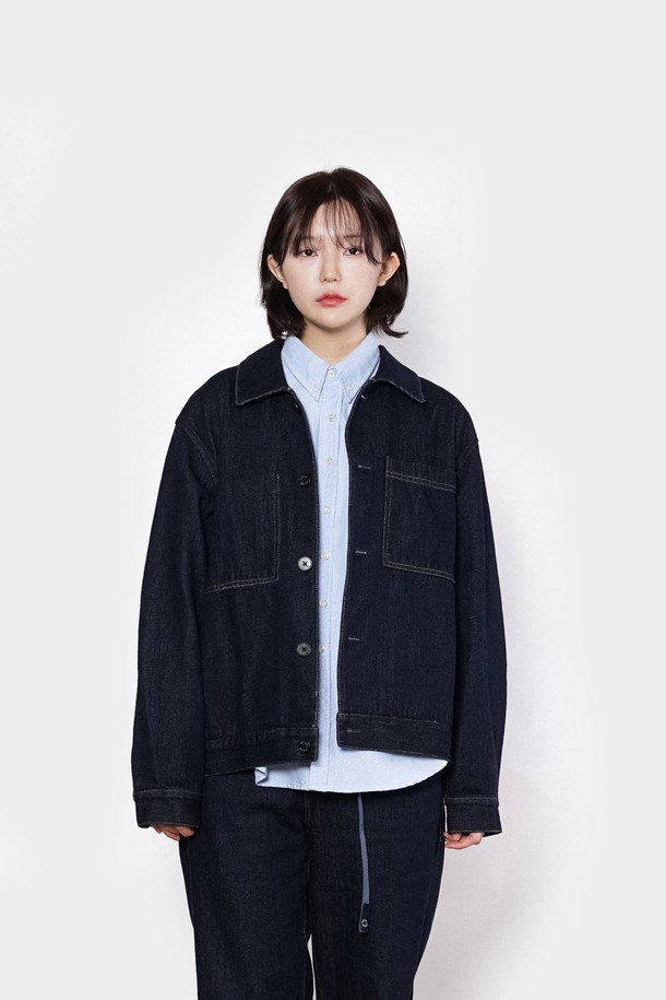 HAVE HAD - 셔츠 - City Worker Denim Jacket Women(Denim Blue)