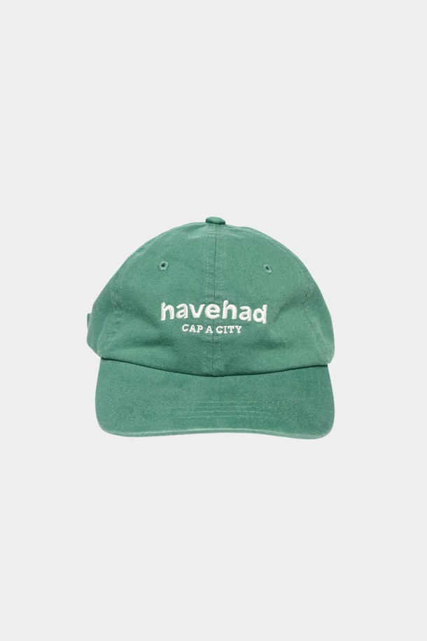 HAVE HAD - 모자 - Cap a City WashedLogo Cap (Green)