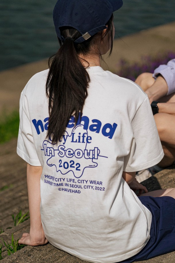 HAVE HAD - 반소매 티셔츠 - Havehad City Life Seoul T-shirts Women (White)