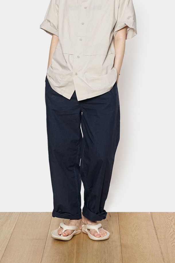 HAVE HAD - 롱/미디팬츠 - City Summer Easy Banding Pants Women(Navy)