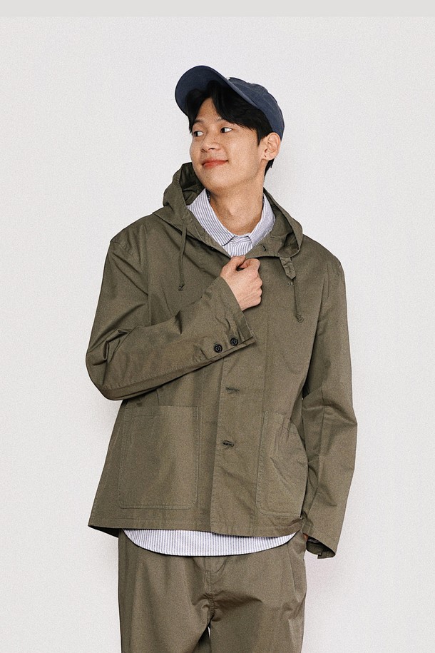 HAVE HAD - 사파리/필드자켓 - City Worker Hooded Jacket Men(Olive)