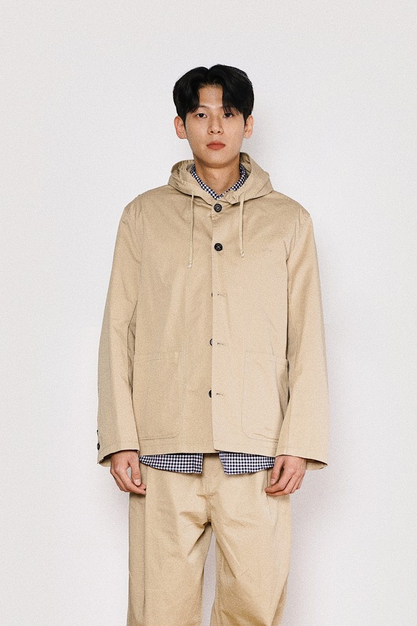 HAVE HAD - 사파리/필드자켓 - City Worker Hooded Jacket Men(Beige)