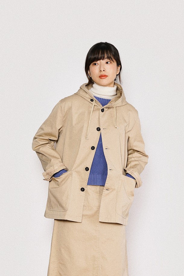 HAVE HAD - 자켓 - City Worker Hooded Jacket Women(Beige)