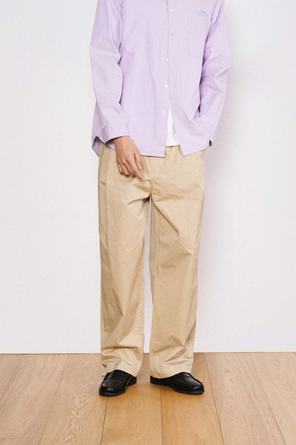 HAVE HAD - 캐주얼팬츠 - City Worker Pin-tuck Trouser Men(Beige)