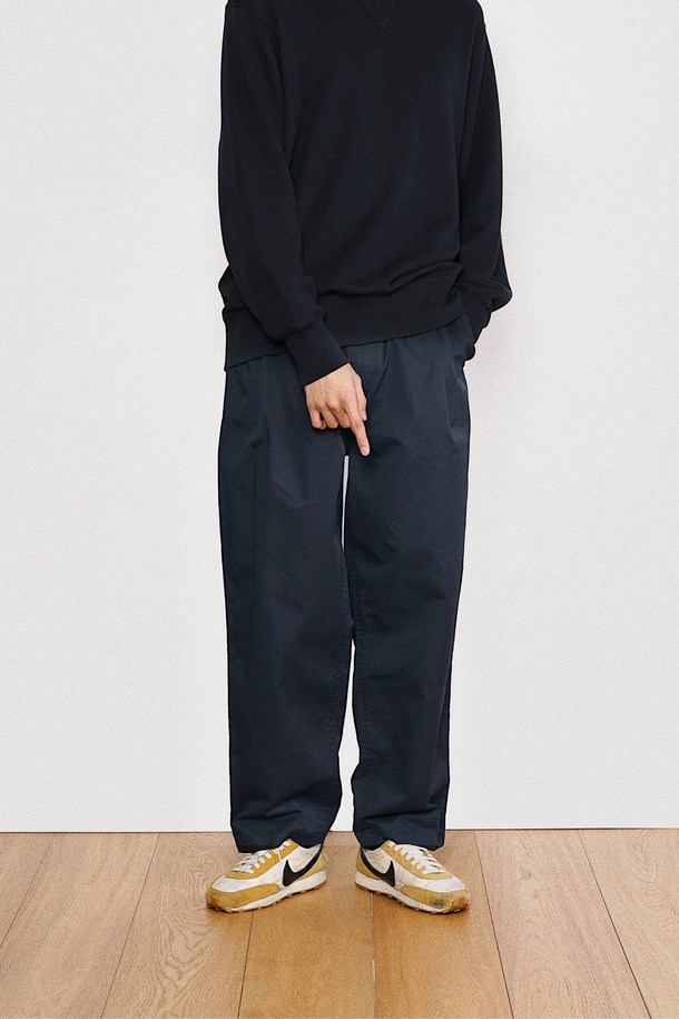 HAVE HAD - 캐주얼팬츠 - City Worker Pin-tuck Trouser Men(Navy)