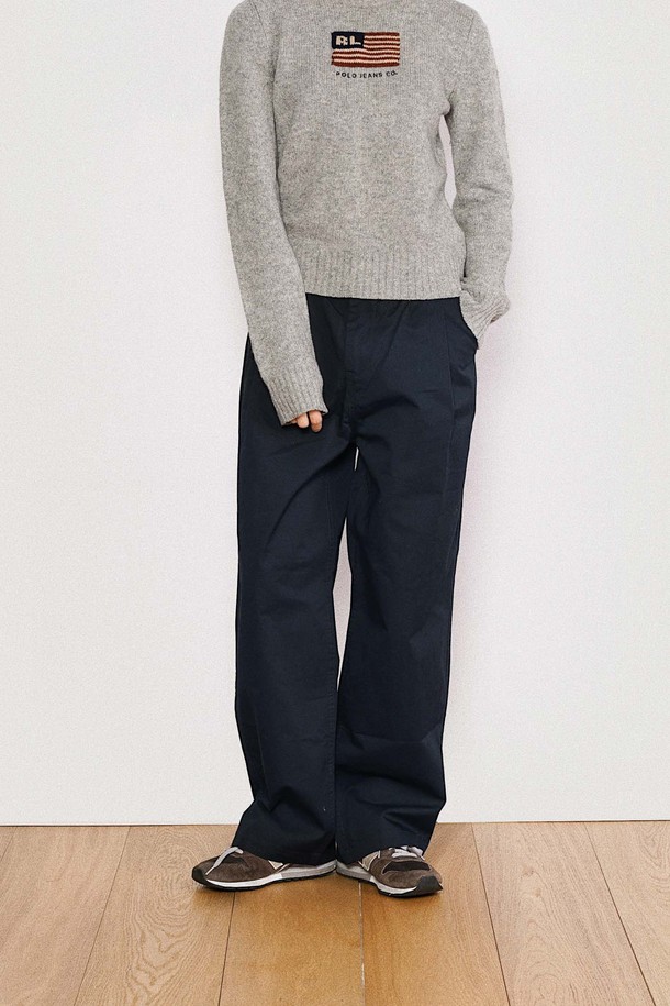 HAVE HAD - 롱/미디팬츠 - City Worker Pin-tuck Trouser Women(Navy)