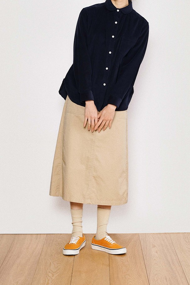 HAVE HAD - 롱스커트 - City Worker Fatigue Skirt(Beige)